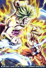 【中古】アニメ系トレカ 5-25[N]：超サイヤ人 孫悟空VS伝説のサイヤ人 ブロリー