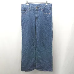 ◇ Θ GAP ギャップ インディゴブルー フレアデニムパンツ サイズ28 ブルー系 レディース E  【1506230029822】