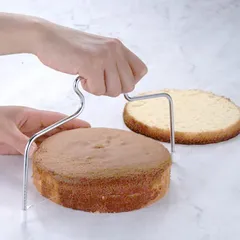 ★新品★即購入OK★ ケーキスライサー スポンジケーキカッター カット 切る ワイヤー 【223281】のサムネイル