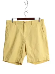 【お得なクーポン配布中!】 ポロ ラルフローレン チノ ショートパンツ メンズ 35 / ショーツ ストレッチ コットン 短パン アーミー タイプ ノータック ワンポイント 黄