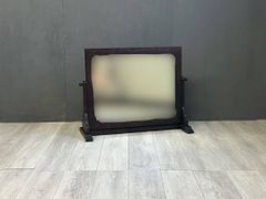 希少　民芸家具　ドレッサー　鏡　スタンドミラー　正方形ミラー　無垢材　IG