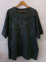 【中古】HARLEY DAVIDSON ﾊｰﾚｰﾀﾞﾋﾞｯﾄﾞｿﾝ ﾌﾟﾘﾝﾄTｼｬﾂ 半袖 ｸﾙｰﾈｯｸ US古着 ｸﾞﾚｰ 2XL 991865179