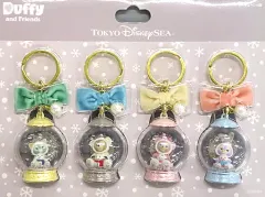 【中古】雑貨 集合(スノードーム) キーチェーン4個セット 「ディズニー・クリスマス2019」 東京ディズニーシー限定