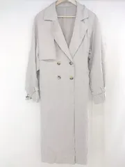 ◇ ◎ EVERY VERY NICE CLAUP 長袖 トレンチ コート サイズF グレージュ系 レディース  【中古】 【1206070001414】