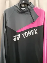YONEX ヨネックス 首斜めジップ 長袖 トレーニングウェア M