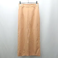 ◇ ⊂ jouetie　ジュエッティ 無地 ロング フレア スカート サイズM オレンジ系 レディース E  【1506230025930】