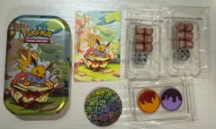 海外限定 サンダース tin缶 ダメカンケース ジャンボコイン ダメカン ダイス どく やけど マーカー セット