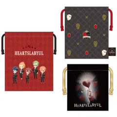 【中古】雑貨 ハーツラビュル 巾着セット(3個入) 「ディズニー ツイステッドワンダーランド」