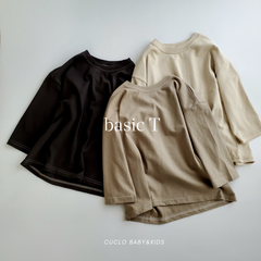 【即納】ベーシックT　oatmeal　ロングt 長袖tシャツ ゆったり 春秋