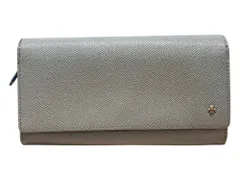 PATRICK COX (パトリックコックス) ロングウォレット 二つ折り 長財布 ワンポイント ベージュ ゴールド メンズ/027