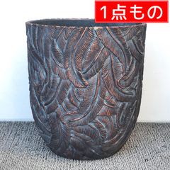 新品】直径38cm おしゃれ 植木鉢 ウッドストーンプラポット 12号 受皿付 レモン - メルカリ