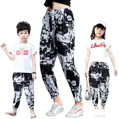 送料無料 F.ペイント 大人用 長ズボン ロングパンツ 薄い 薄手 虫よけパンツ 涼しい 速乾 軽量 親子コーデ リンクコーデ おしゃれ ボトムス 美脚ストレッチ おでかけ ママ レディース 春 夏 S M L XL キッズ服 韓国子供服