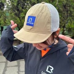 ライブランロゴ入りキャップ🧢カーキ色