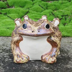 チョーチョー縁起物❗信楽焼蛙・招き猫持ち狸 高さ51cm