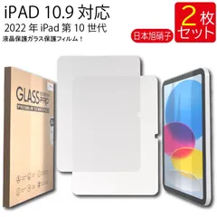 液晶保護ガラスフィルム 2枚セット iPad 10.9 (iPad10 2022 第10世代) 保護フィルム ガラス ガラスフィルム 強化ガラス 液晶保護 硬度9H 送料無料