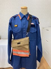 ９６．🚒防火服 ショルダーバッグ（アップサイクル商品）🚒