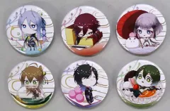 【中古】バッジ・ピンズ(キャラクター) [単品] 集合 描き下ろしSDキャラ缶バッジ6個セット 「PSVitaソフト 空蝉の廻 ステラセット」 同梱特典