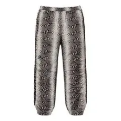 Supreme(シュプリーム) x THE NORTH FACE(ザノースフェイス) スネークスキン テープ付き パディング パンツ 黒