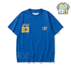 【今日特価】ow2024ss デジタルプリント数字字母 T シャツ
