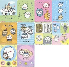 【中古】シール・ステッカー 全10種セット オリジナルキラキラシール 「ちいかわ なんか小さくてかわいいやつ ちいかわカレー ビーフ中辛」 同梱品