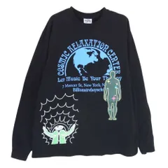 Billionaire Boys Club ビリオネアボーイズクラブ  COSMIC L/S T-SHIRT コズミック プリント 長袖 Tシャツ ブラック系 M【中古】のサムネイル