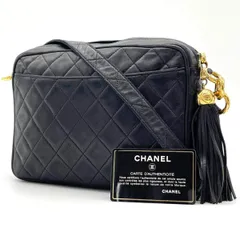 シャネル CC マトラッセ フリンジ  ショルダーバッグ CHANEL ラムスキン