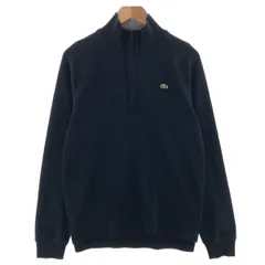 古着 ラコステ LACOSTE フランス企画 ハーフジップスウェットシャツ トレーナー 4 メンズM相当/eaa381549