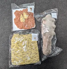 3coins　スリコ　節分　コスチューム　鬼のパンツ　鬼のウィッグ　鬼のこん棒　3点セット