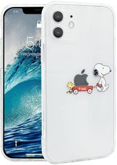 【特価商品】対応 対応 薄型 軽量 アイフォン カバー スマホケース クリアソフトケース スヌーピー 16E 16E ケース 用 iPhone