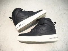 正規 NIKE ナイキ BQ3598-001 air force High ness GS エアフォースワン ハイネス 紐なし ブラック ホワイト 24cm スニーカー 本物 715P★2
