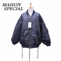 メゾンスペシャル　フラワーシースルーMA-1　グリーン 2025年最新】MAISON SPECIAL MA-1の人気アイテム - メルカリ