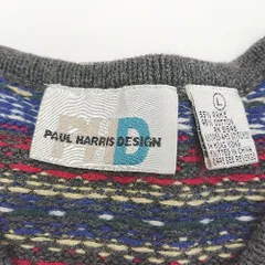 80'sビンテージ古着！台湾製 PAUL HARRIS Vネックゆるダボモヘア 80'sビンテージ古着！台湾製 PAUL HARRIS Vネックゆるダボモヘア