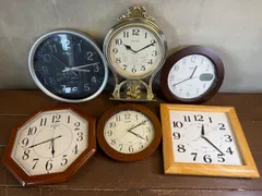 壁掛け時計 CASIO SEIKO CITIZEN 6点まとめ売り