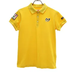 MASTER BUNNY EDITION マスターバニーエディション 日本製 ゴルフ 半袖 ポロシャツ 1 イエロー レディース 古着