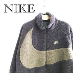 NIKE 00's y2k ダウンジャケット スウッシュ リバーシブル XXL - メルカリ