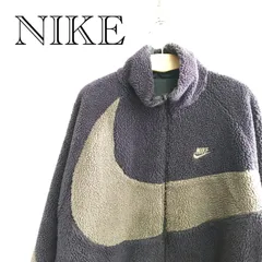 NIKE AS M NSW VW SWSH FULL ZIP JKT BQ6546-54 ナイキ スウォッシュ フルジップ ボアジャケット L パープル ブラック メンズ ファッション