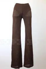 H&M｜シースルーストレッチフレアパンツ