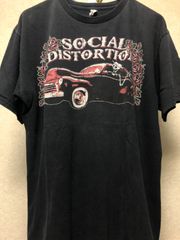 90年代MEXICO製〔アメ車 × 髑髏〕プリントRock’n Roll Tee