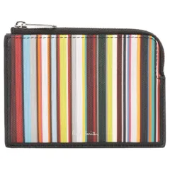 ポールスミス カードケース コインケース PAUL SMITH メンズ M1A 7429 KSIGST PRINTE 小銭入れ マルチストライプ 7429 KSIGST PRINTE マルチカラー/ブラック M1A-7429-KSIGST-PRINTE