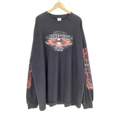 アルスタイルアパレルアクティブウェアー ALSTYLE APPAREL ＆ ACTIVEWEAR コピーライト2007 HARLEY-DAVIDSON 袖フロントプリントL/S TEE メンズ  3XL