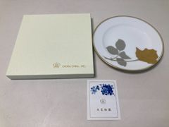 ■未使用■大倉陶園　金蝕ﾊﾞﾗ　ﾃﾞｻﾞｰﾄ皿　20CM（6807）【★38-326】
