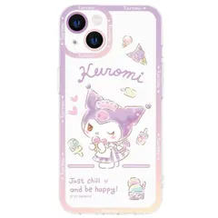 クロミ iphone14 用 ケース かわいい サンリオ スマホケース 透明 B