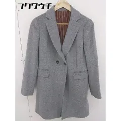 ■ COMME CA ISM コムサイズム 長袖 チェスター コート サイズS グレー レディース  【中古】 【1202110001017】