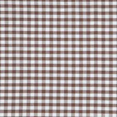 【数量限定】約110cm巾×1mカット Col.BR 生地 ブラウン ギンガムチェック6ｍｍ G1002-1 KIYOHARA