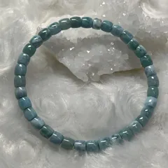 天然ラリマーブレスレット