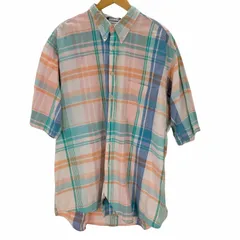 ノーティカ NAUTICA 90s マルチカラー ボタンダウンチェックシャツ メンズ JPN：XL 