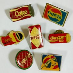コーラ 可愛い ピンズ まとめ売り ピンバッジ 7個 フランス直輸入 ヴィンテージ 留め具付