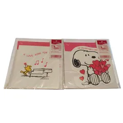 TE8  スヌーピー  バレンタインカード 2個セット