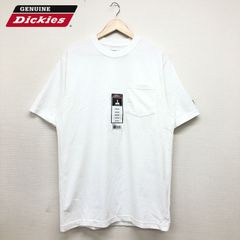 新品 Dickies ディッキーズ ポケット付き Tシャツ ポケT 半袖 無地 サイズ：M, L, L-TALL, 2XL ホワイト GS407WH