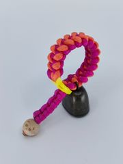 【Φ40.0mm LLサイズ】自転車用ベル(熊鈴)トレンディベル【オレンジ×ローズ】No.167